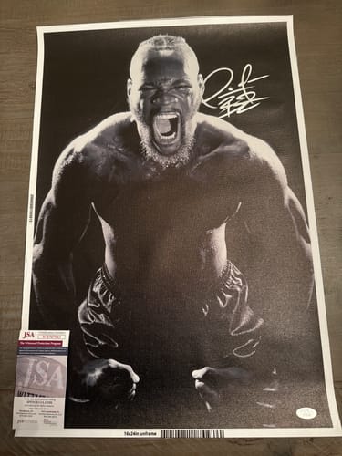 Customer photo review of Deontay Wilder Autograph Signing