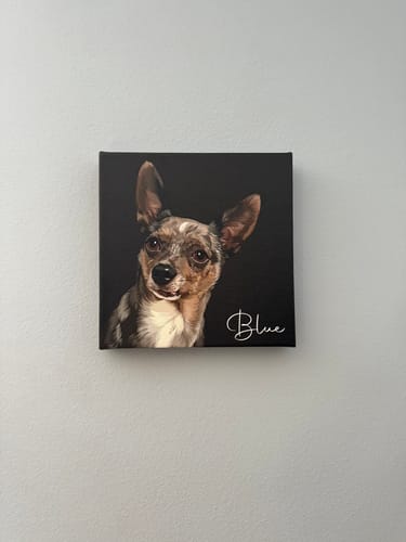 Customer photo review of Pet Art Canvas Wrap