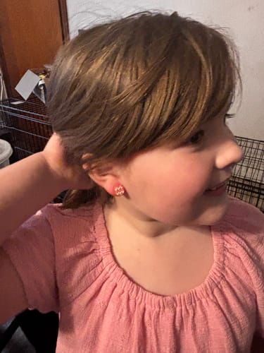 Heather G. review of Easter Egg Studs Hypoallergenic Earrings for Sensitive Ears Made with Plastic Posts image 1 out of 1