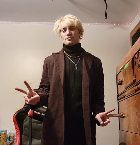 Customer photo review of West Louis™ Long Trench Fashion Coat