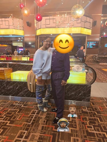 Customer photo review of Knit High-Waist Shorts