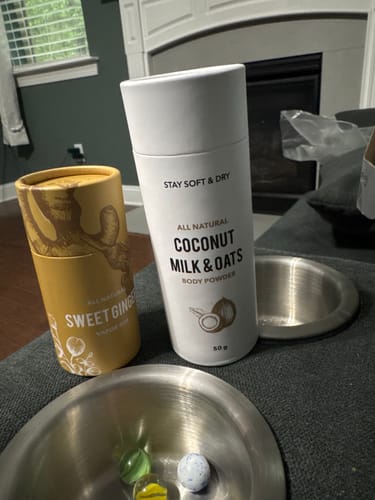 Customer photo review of Sweet Ginger Vapor Rub