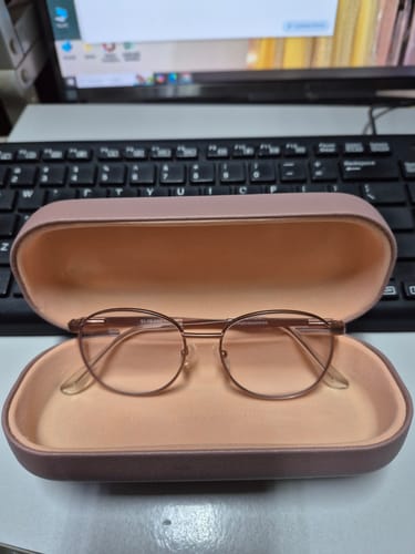 Customer photo review of MetroSunnies Ellie Specs (Pink) / Replaceable Lens / Eyeglasses for Men and Women