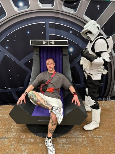 Customer photo review of King Sukuna JD Sneakers