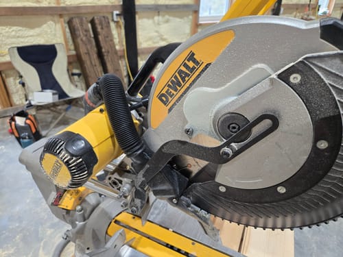 Customer photo review of DeWalt DWS779/780 Sliding Miter Saw Dust Collection