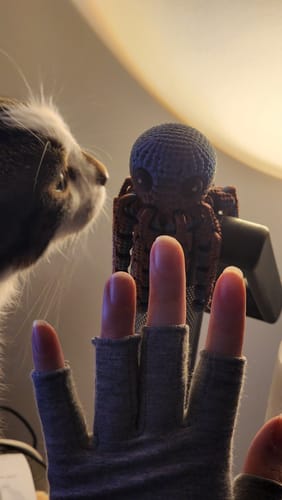 Customer photo review of Premium Onecompress™ Gloves