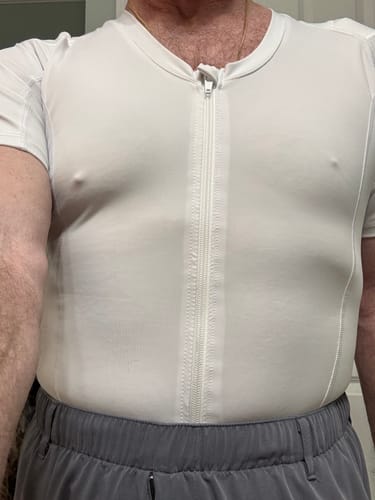 Customer photo review of Posture Shirt For Men - Zipper