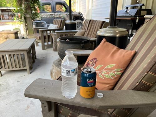 Customer photo review of Blueberry D9 THC Seltzer