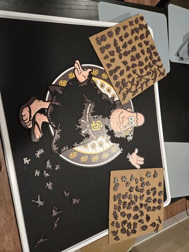 Customer photo review of San Diego Padres™ Mascot - Wooden Puzzle