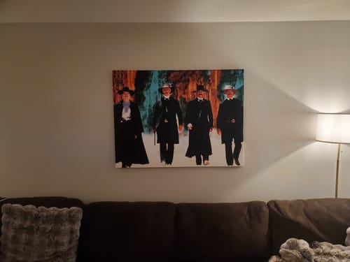 Customer photo review of Tombstone Modern Wall Art