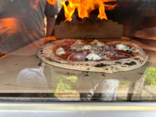 Customer photo review of Sourdough Pizza Bases