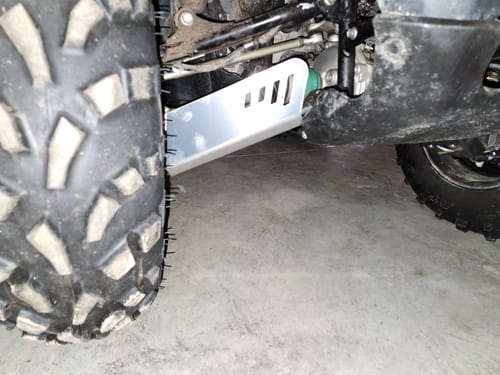 Customer photo review of A-arm & CV Boot Guard Kit — Suzuki KingQuad 450/500/700/750 (2005+)