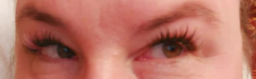 Customer photo review of Lily Blossom - Pre-Glued Lashes