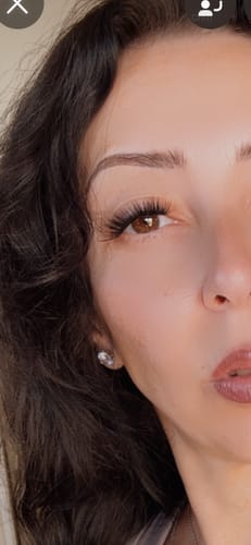 Customer photo review of Velvet Gossamer® Lash Featuring GripTex™