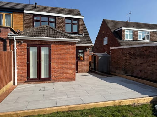 Customer photo review of Kandala - Grey Porcelain Paving Tiles - 900 x 600 x 20mm
