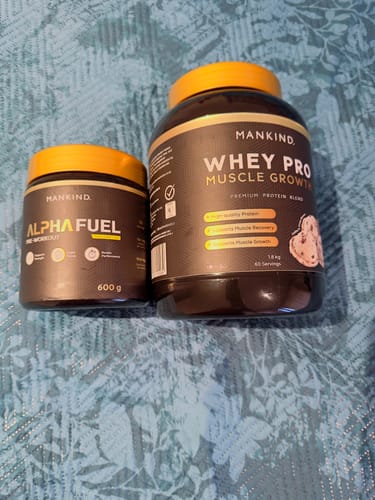 Customer photo review of AlphaFuel Pre-workout 600g - Tropical Flavour