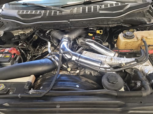Customer photo review of SPE Motorsport 2011-2024 6.7 Powerstroke Intake Piping Kit