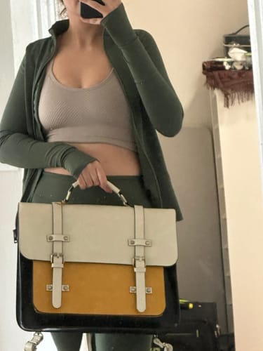 Customer photo review of Sombre Vintage Briefcase