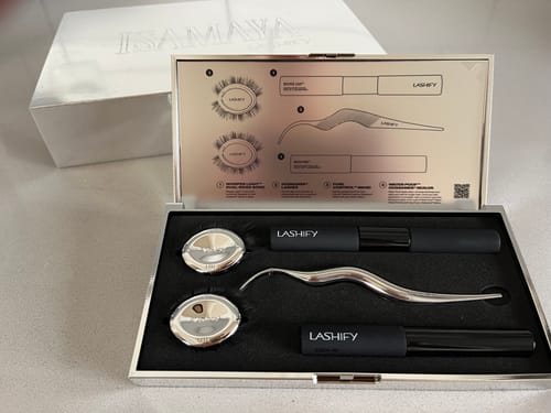 Customer photo review of Isamaya x Lashify Luxe Kit