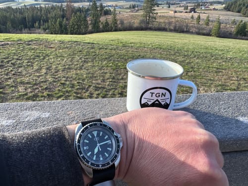 Customer photo review of Glomar Explorer - Hook And Loop Watch Strap