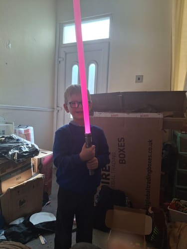 Customer photo review of Combat Saber - Model Sin - Black (Clearance)