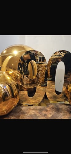 Customer photo review of Rainbow Color Inflatable Mirror Ball Reusable Big Bubble Balloon