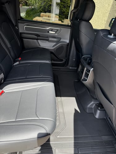 Customer photo review of 2019+ Dodge Ram 1500 Premium Custom Leather Seat Covers