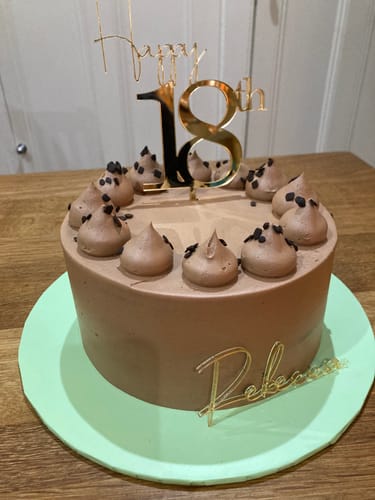 Customer photo review of Classic Chocolate Cake