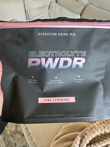 Customer photo review of ELECTROLYTE PWDR