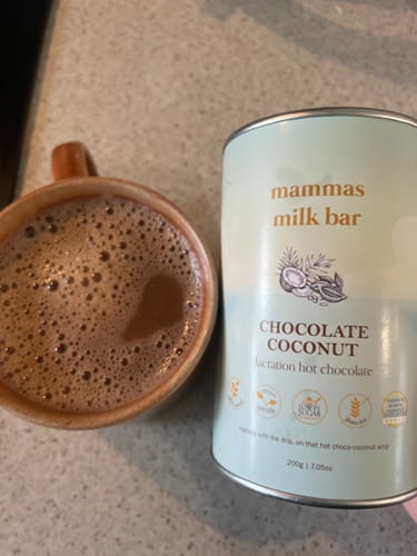 Customer photo review of Lactation Hot Chocolate - Coconut Chocolate