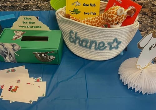 Cecelia F. review of Baby Knits™ Personalized Knitted Basket image 1 out of 1