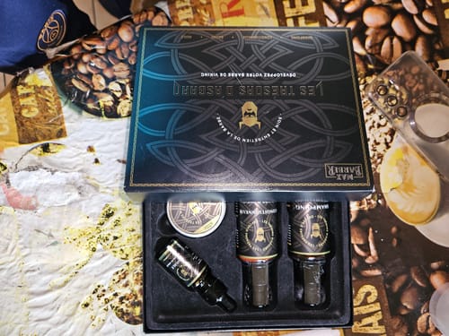 Customer photo review of Les trésors d’Asgard | Coffret Complet Soin barbe 4-en-1