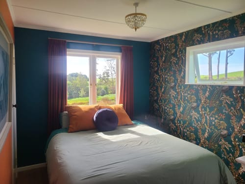 Customer photo review of Cassia - Exotic Peacock Wallpaper - Aqua