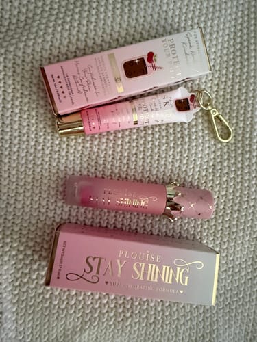 Customer photo review of P. Louise Crystal Bad Bitch Energy Lip Duo