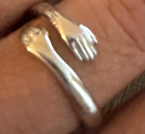 Customer photo review of Hug From Heaven Ring