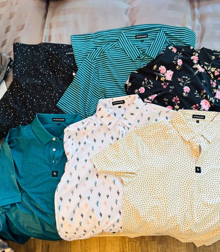 Customer photo review of Small Checkers - Green/White