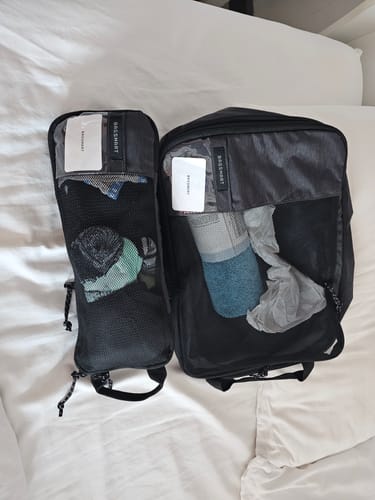 Customer photo review of Bagsmart Compression Packing Cubes