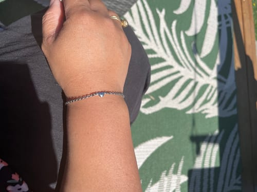 Customer photo review of Hopeless Romantic Bracelet - Silver