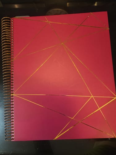Customer photo review of Portrait Week + Month Planner, 2025-2026 | Cranberry Tarte