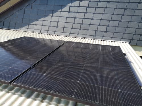 Customer photo review of Balkonkraftwerk 860 Watt Bifazial Hoymiles HMS-800W-2T Solaranlage Trina Solar 430W