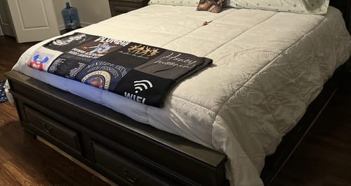 Customer photo review of Premium T Shirt Quilt