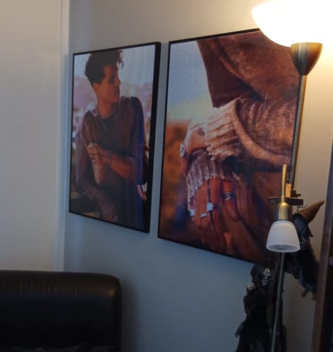 Customer photo review of Diamond Painting -maalaus omasta kuvasta