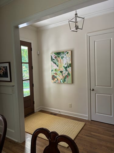 Customer photo review of Flower Canvas Art #FL021