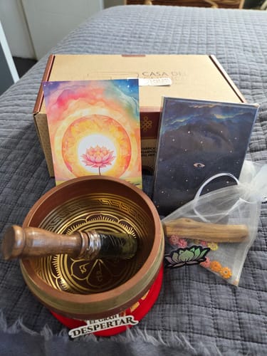 Customer photo review of CUENCO TIBETANO MANTRA MARRÓN (11 - 12 CM)