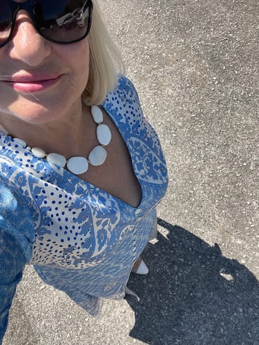 Customer photo review of Midi Button Tea Dress / "Lulu"