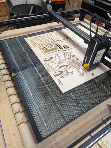 Customer photo review of AtomStack A70 Max Laser Cutter