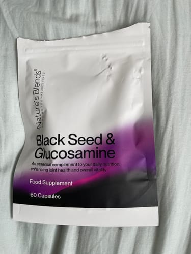 Customer photo review of Black Seed Oil & Natural Glucosamine Capsules