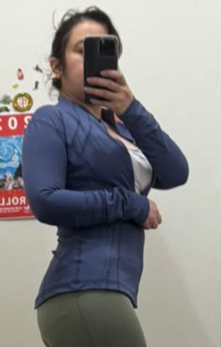 Customer photo review of Chaqueta Flexible Fit - Azul Crown