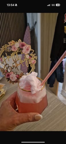 Customer photo review of The Birthday Cocktail Kit