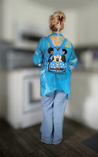 Customer photo review of Loungefly Disney Pirate Minnie Mouse Cosplay Mini Backpack - 707 Street Exclusive